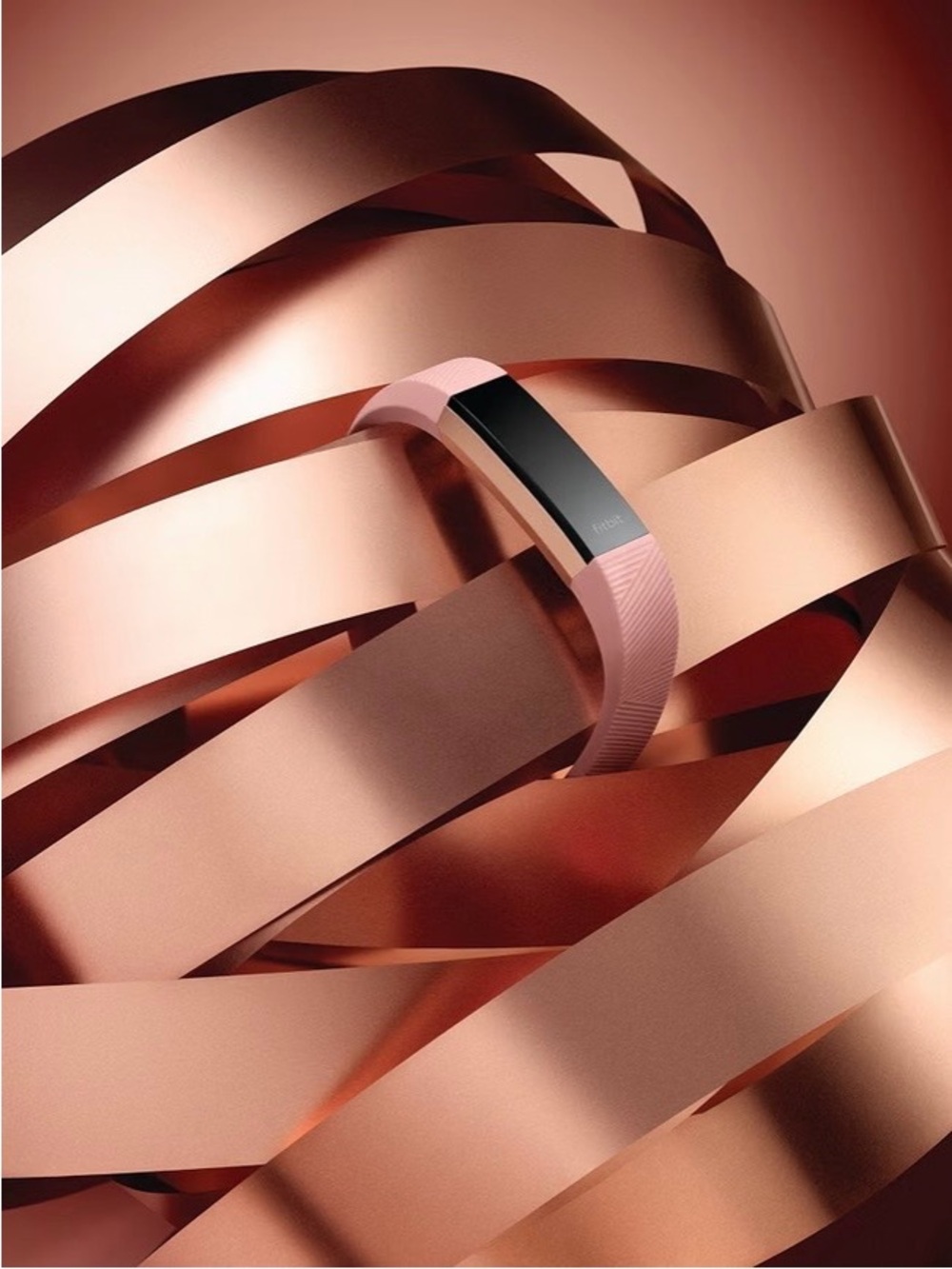 Fitbit Alta HR Activity Tracker Soft Pink/Rose Gold - Picture 6 of 11
